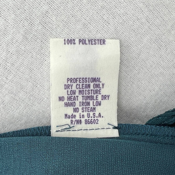 MARIA BIANCA NERO Vintage Dress Womens XS Teal Blue Strapless Lace Tube NWT Y2K - Picture 10 of 15